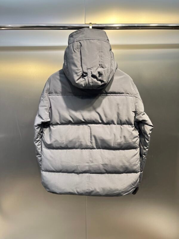 CG Quilted Hooded Puffer Jacket - Charcoal Grey