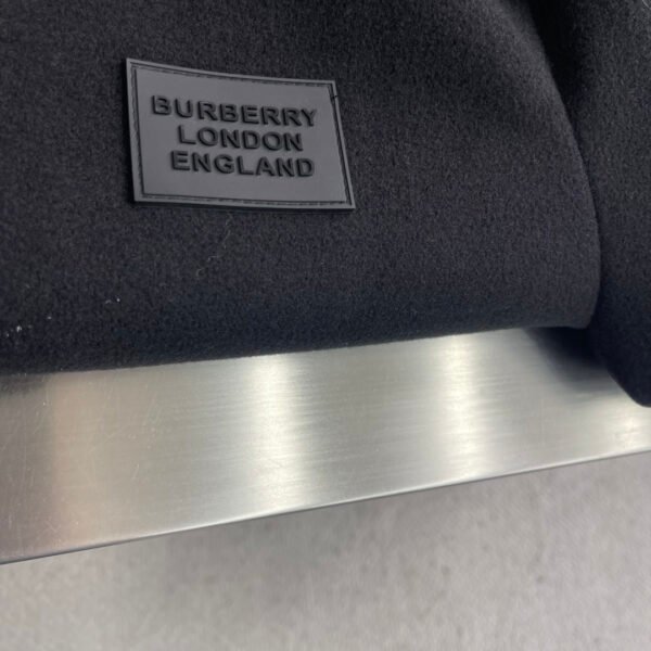 BRBY Hooded Zip-Up Jacket with check Lining - Black