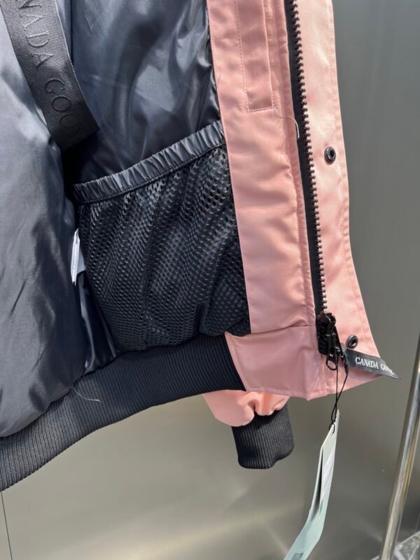 46202007 CG Fur-Trim Hooded Jacket with Utility Pockets - Blush Pink