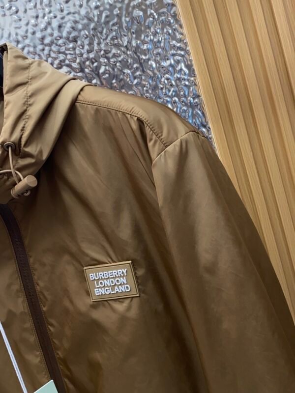 BRBY Hooded Zip-Up Jacket