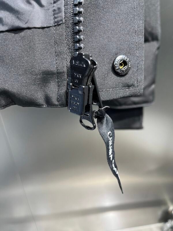 CG Quilted Hooded Puffer Jacket - Black