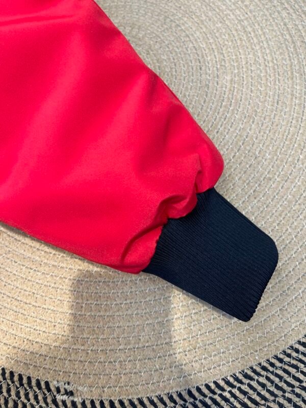 CG Fur-Trim Hooded Jacket with Utility Pockets - Red