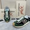47dbc570 DG Low-Top Trainers with Green & Black Contrast Panels