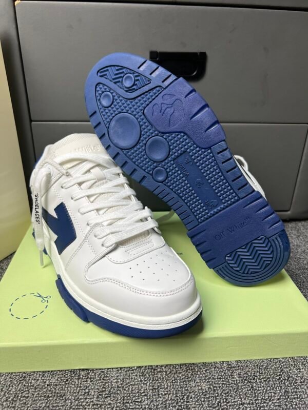 OFFW Trainers with Blue Contrast Panels
