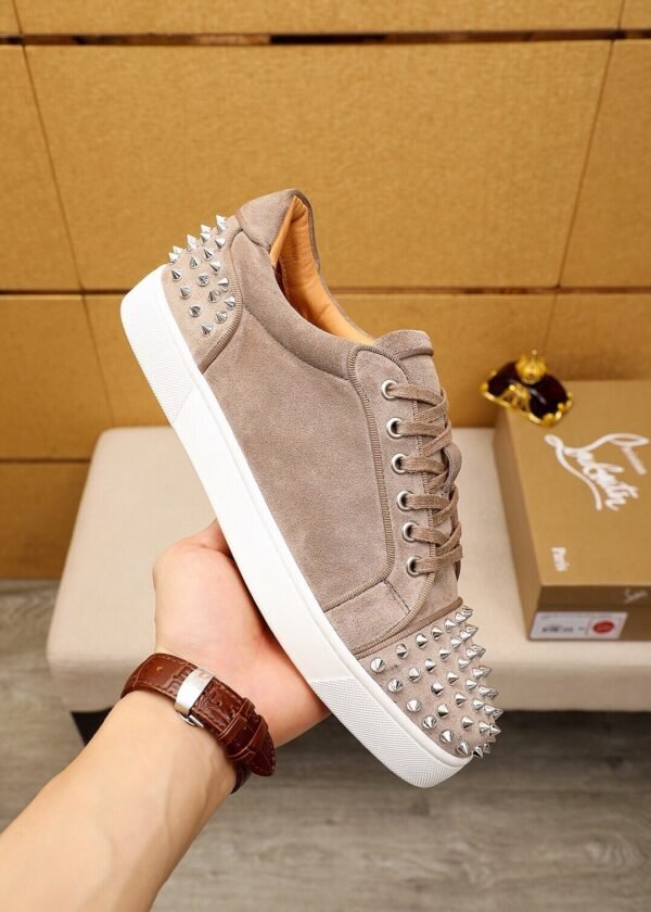 481ca03e CLB Low-Top Trainers with Studded Toe Detail - Brown