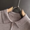 CG Half-Zip Knit Jumper - Taupe Grey