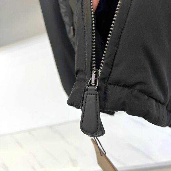 BRBY Hooded Zip-Up Jacket - Black