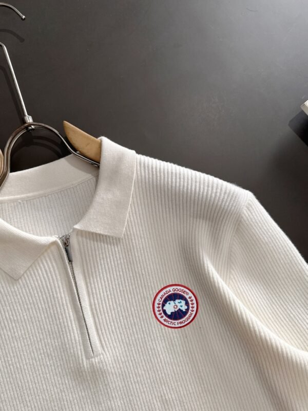 CG Half-Zip Knit Jumper - White