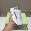 OFFW White Trainers with Blue Accent