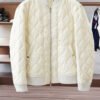 BRBY Quilted Jacket with Ribbed Collar