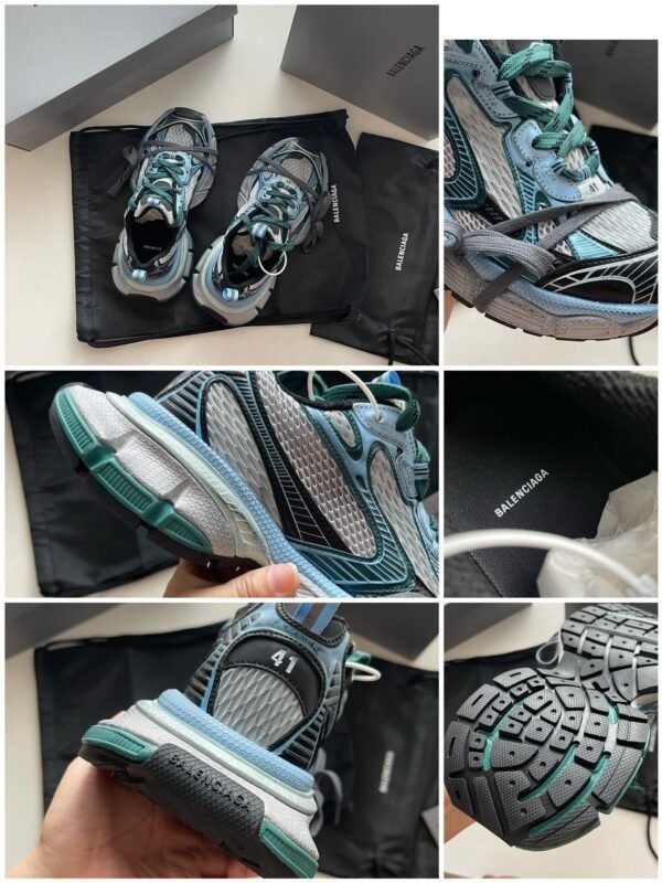 BLNCG Chunky Trainers with Contrast Accents - Blue