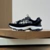 BRBY Trainers with Contrast Check Panels - Black