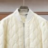 BRBY Quilted Jacket with Ribbed Collar