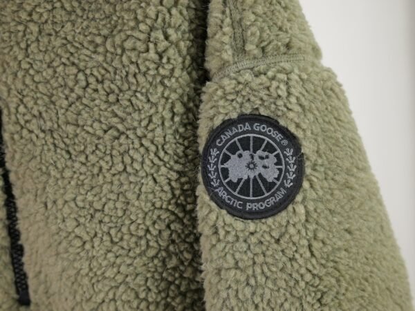CG Zip-Up Sherpa Fleece Jacket - Olive Green