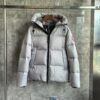 CG Hooded Zip-Up Puffer Jacket - Silver Grey