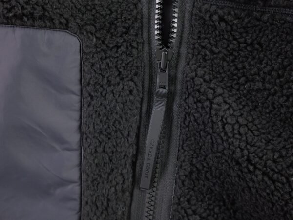 CG Zip-Up Sherpa Fleece Jacket - Black