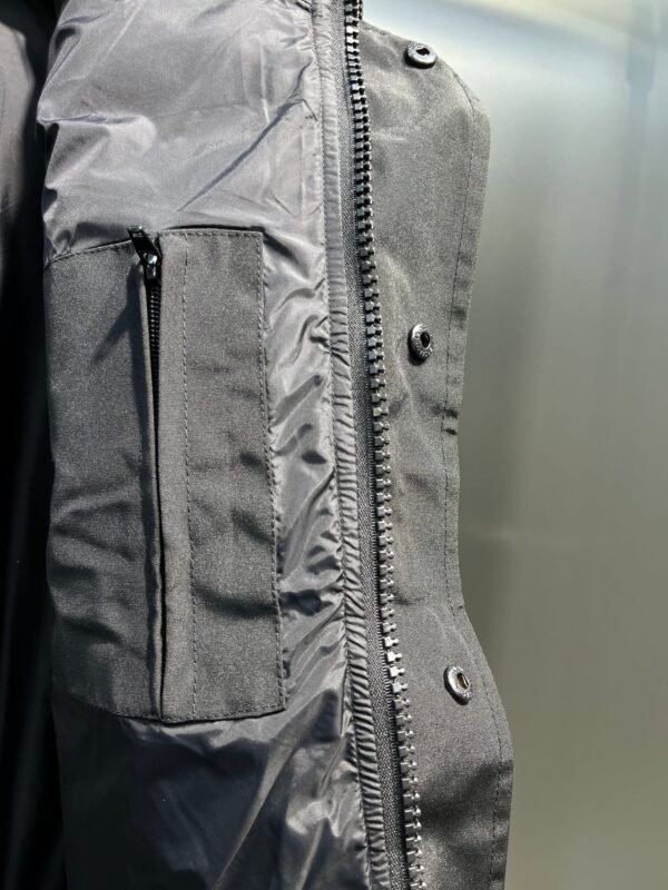 CG Quilted Hooded Puffer Jacket - Black