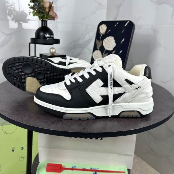 OFFW Trainers with Black & White Contrast Panels
