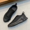 HRMS Mesh Low-Top Trainers – Triple Black