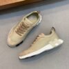 HRMS Suede & Leather Low-Top Trainers – Sand Beige