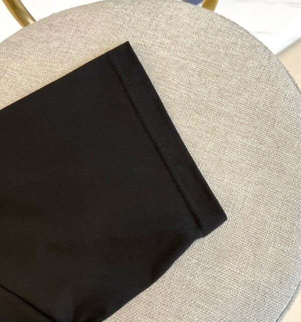 5 BLMN Paris Gold Logo Embossed Cotton T-Shirt – Black