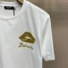 BLMN Gold Logo Kiss Print T-Shirt - White