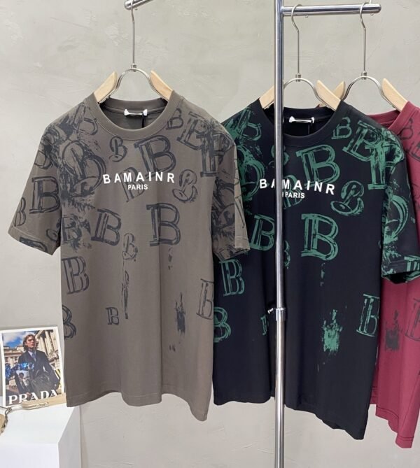 BLMN Paris Monogram Round Neck T-Shirt