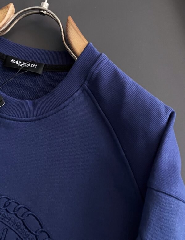 BLMN Embroidered Medal Logo Jumper - Blue