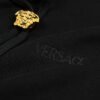 VRSC La Medusa Cotton Hoodie with Gold-Tone Hardware – Black