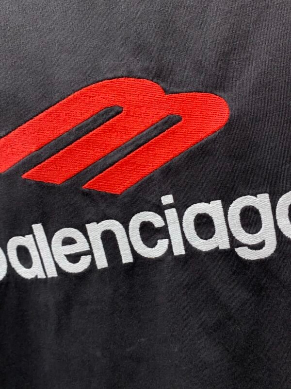 BLNCG 3B Sports Icon Oversized Vintage Jersey Jumper – Black