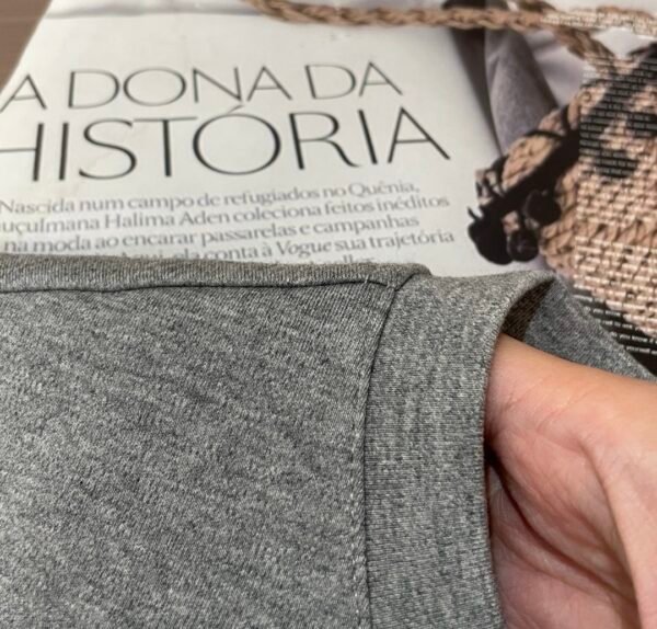 VRSC White Medusa Head Motif Cotton Crewneck Jumper – Grey