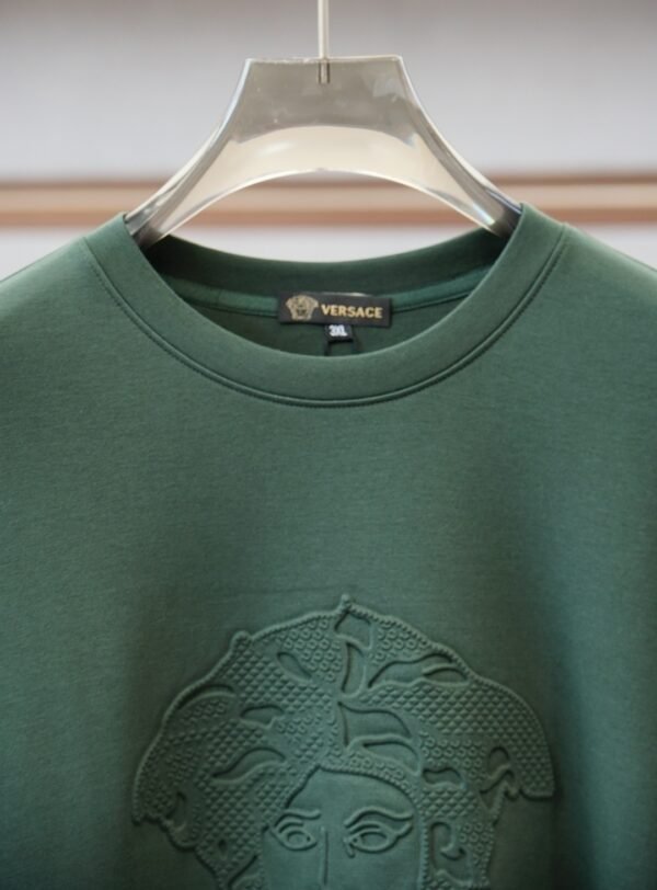 VRSC Embroidered Medusa Crewneck Jumper – Green