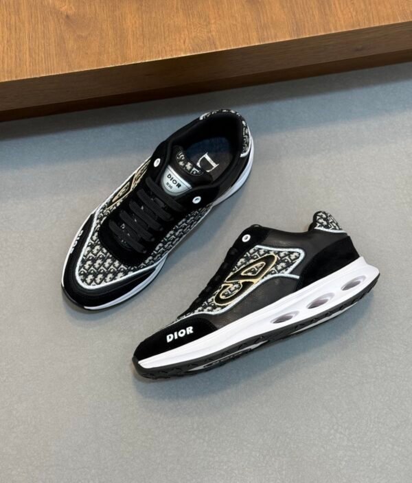 DXR CD Oblique Jacquard Trainers – Black