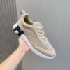 HRMS Leather & Suede Trainers – Beige