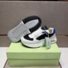 OFFW Trainers with Blue and Black Accents