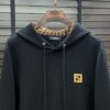 FND Pullover Hoodie with Chest Emblem Detail