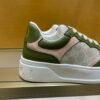 GCCI Low-Top Monogram Trainers - Olive Green