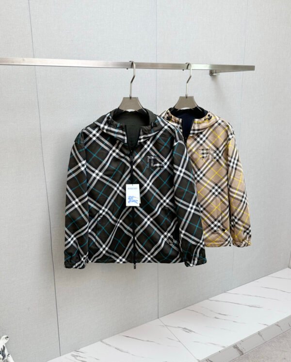 BRBY Hooded Check Jacket