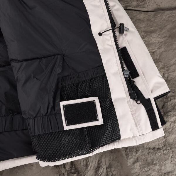 CG Utility Parka Coat with Fur-Trim Hood - White