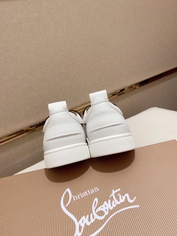 524b7896 CLB Trainers with Studded Toe and Check Side Panels - Black