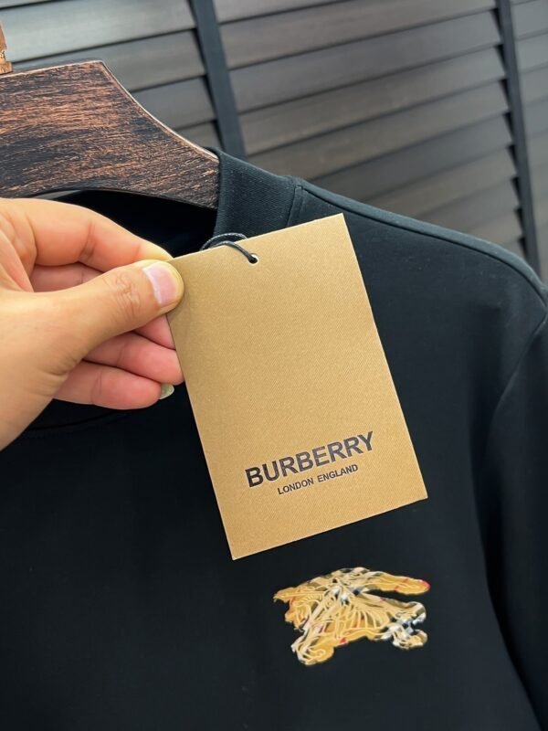 BRBY Crew Neck Jumper with Emblem Detail