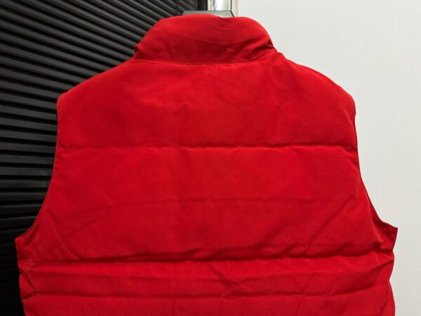 CG Puffer Gilet with Front Pockets - Red