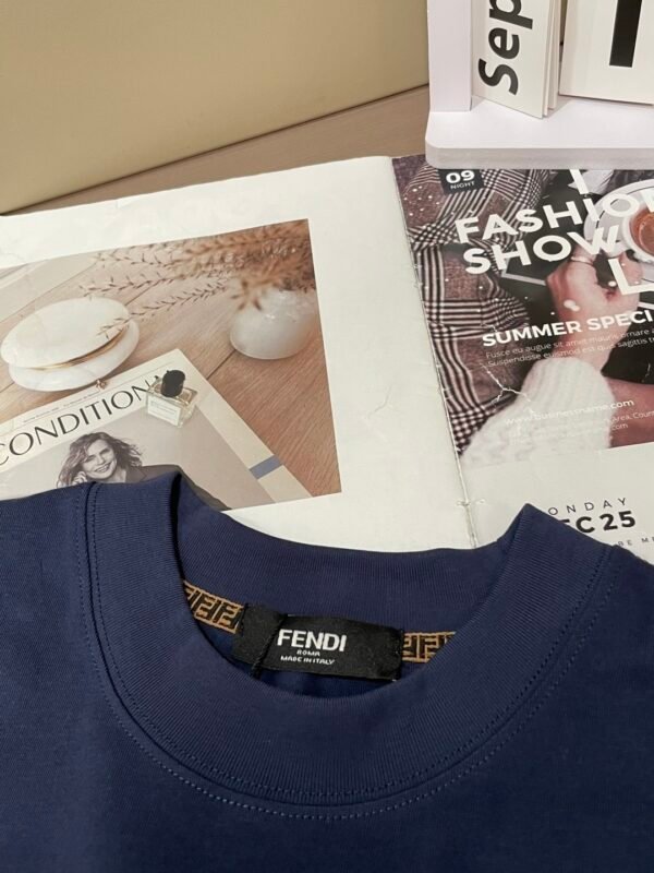 52636621 FND Crew Neck Jumper - Navy Blue