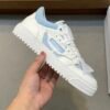 OFFW Low-Top Trainers with White and Ice Blue Contrast Panels