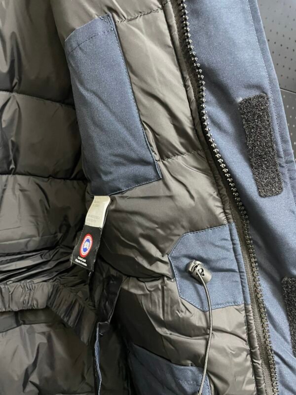 CG Utility Parka Coat with Fur-Trim Hood - Navy Blue