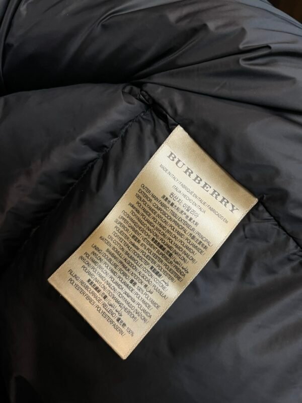 BRBY Hooded Puffer Jacket - Black