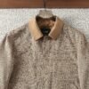 FND Monogram Snap-Button Jacket - Beige