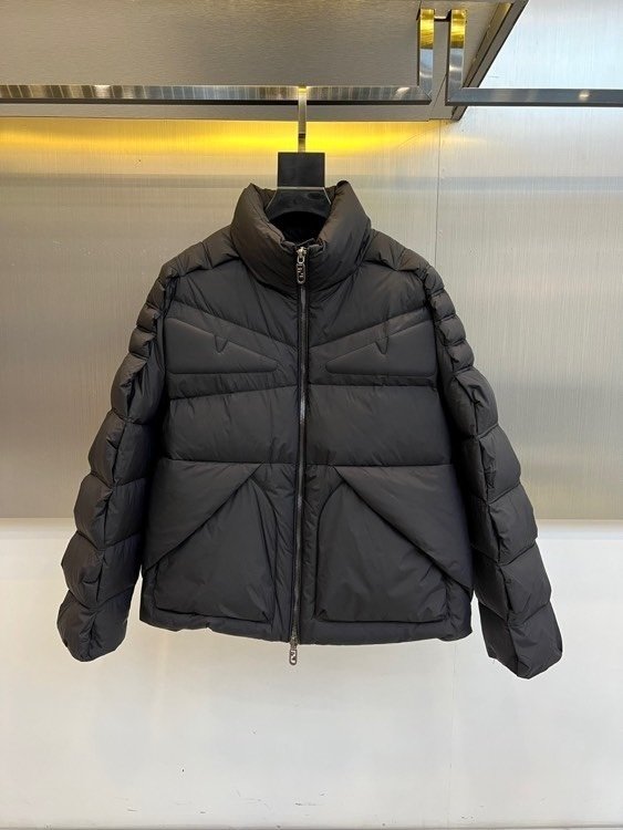 FND Padded Puffer Jacket - Black