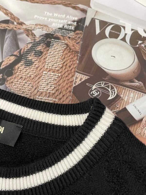 FND Embroidered Logo Crew Neck Jumper - Black