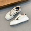 5620c18c FND Low-Top Trainers with Subtle Beige Accents - White